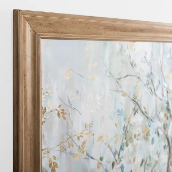 Framed Art-Kirkland's Home Blue And Gold Treetops Framed Art Print Blue/White/Gold
