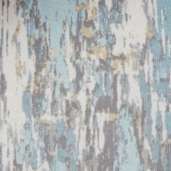Accent Chairs-Kirkland's Home Blue And Gray Abstract Wingback Accent Chair Blue/Gray