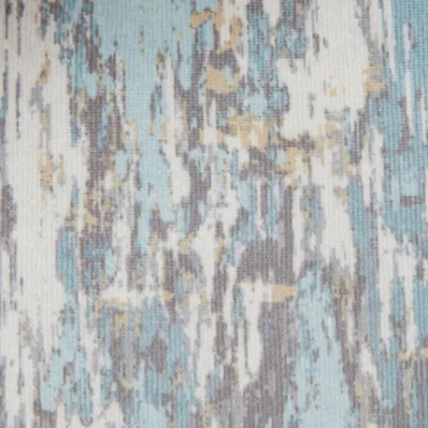 Accent Chairs-Kirkland's Home Blue And Gray Abstract Wingback Accent Chair Blue/Gray