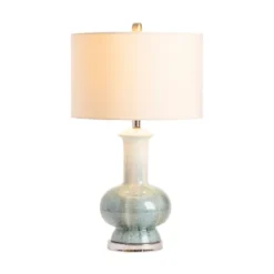 Table Lamps-Kirkland's Home Blue And Ombre Ceramic Table Lamp White