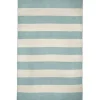Outdoor Rugs-Kirkland's Home Blue Cabana Stripe Indoor/Outdoor Area Rug, 8X11 Blue/Ivory
