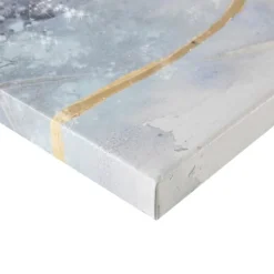 Canvas Art-Kirkland's Home Blue Cosmo Triptych Canvas Art Prints, Set Of 3 Blue/Gold