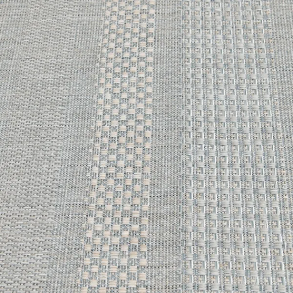 Outdoor Rugs-Kirkland's Home Blue Elletta Indoor/Outdoor Area Rug, 2X7 Gray