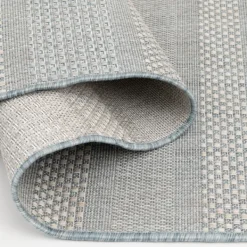 Outdoor Rugs-Kirkland's Home Blue Elletta Indoor/Outdoor Area Rug, 2X7 Gray