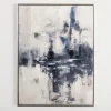 Canvas Art-Kirkland's Home Blue Era Abstract Ii Framed Canvas Art Print Blue/White