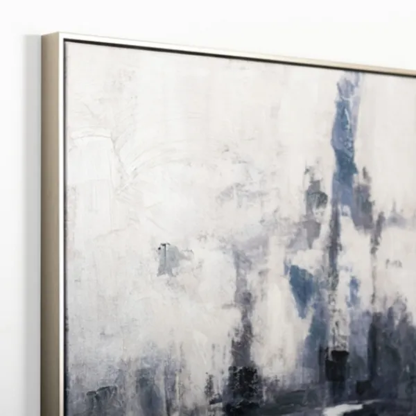 Canvas Art-Kirkland's Home Blue Era Abstract Ii Framed Canvas Art Print Blue/White