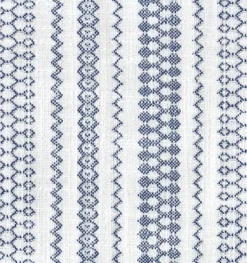 Accent Chairs-Kirkland's Home Blue Farmhouse Stripe Swoop Accent Chair White/Blue