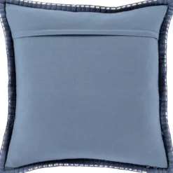 Pillows-Kirkland's Home Blue Feather Fill Pillow Blue/Ivory