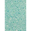 Outdoor Rugs-Kirkland's Home Blue Floral Burst Outdoor Area Rug, 6X9 Blue/White