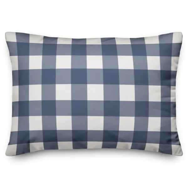 Pillows-Kirkland's Home Blue Grandma'S Bed And Breakfast Accent Pillow Blue/White