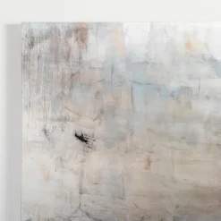 Canvas Art-Kirkland's Home Blue Haze Abstract Canvas Art Print White/Blue/Brown