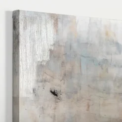 Canvas Art-Kirkland's Home Blue Haze Abstract Canvas Art Print White/Blue/Brown