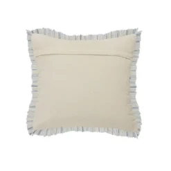 Pillows-Kirkland's Home Blue Modern Interwoven Accent Pillow Blue/White