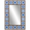 Decorative Mirrors-Kirkland's Home Blue Moroccan Tile Framed Mirror