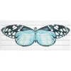 Wall Plaques-Kirkland's Home Blue Moth Wood Wall Plaque Blue/White