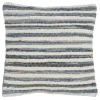 Pillows-Kirkland's Home Blue Striped Textured Denim Pillow Blue/White