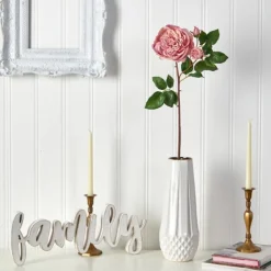 Stems & Bouquets-Kirkland's Home Blush Blooming Rose Stems, Set Of 6 Pink
