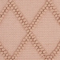 Pillows-Kirkland's Home Blush Knotted Lattice Throw Pillows, Set Of 2 Pink