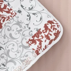 Quilts-Kirkland's Home Blush Patchwork Reversible 3-Pc. King Quilt Set Pink/White/Gray