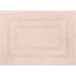 Bathroom Rugs-Kirkland's Home Blush Reversible Cotton Bath Mat, 34 In. Pink