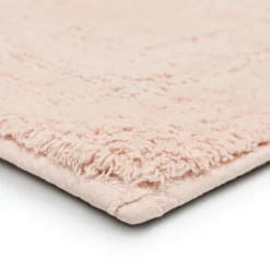Bathroom Rugs-Kirkland's Home Blush Reversible Cotton Bath Mat, 34 In. Pink