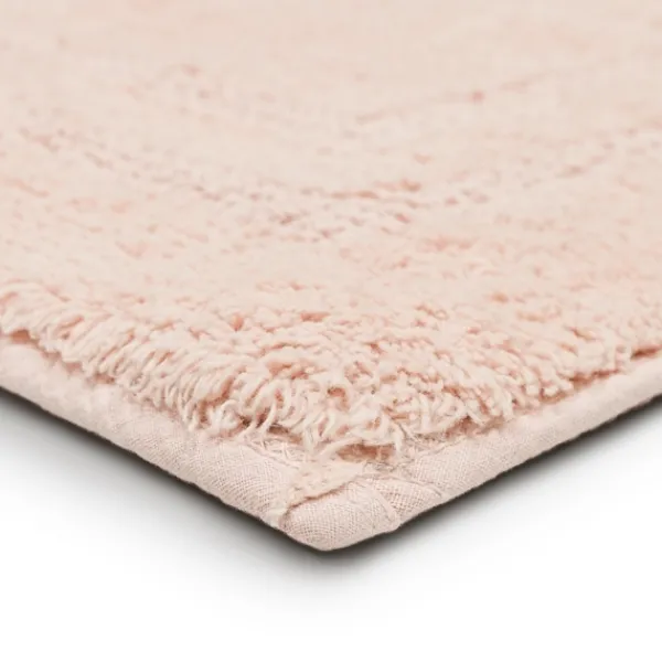 Bathroom Rugs-Kirkland's Home Blush Reversible Cotton Bath Mat, 34 In. Pink