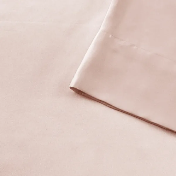 Bed Sheets-Kirkland's Home Blush Satin King 2-Pc. Pillow Case Set Pink