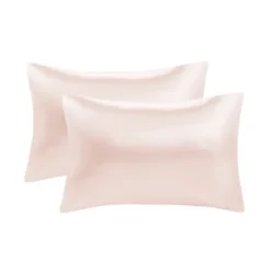 Bed Sheets-Kirkland's Home Blush Satin King 2-Pc. Pillow Case Set Pink