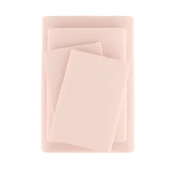 Bed Sheets-Kirkland's Home Blush Ultra Soft 3-Pc. Twin Xl Sheet Set Pink