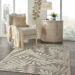 Outdoor Rugs-Kirkland's Home Boho Ikat Indoor/Outdoor Area Rug, 5X7 Blue