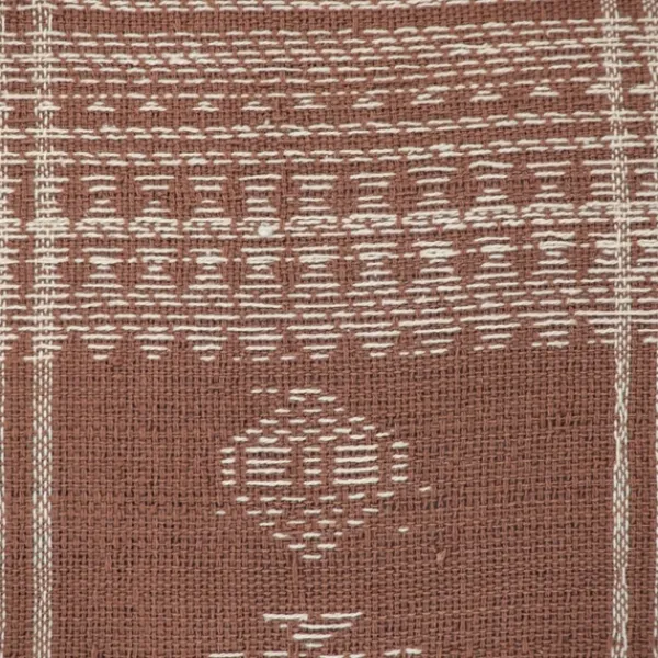 Pillows-Kirkland's Home Boho Stripes Lumbar Pillow Brown