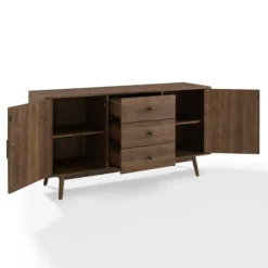 Cabinets & Sideboards-Kirkland's Home Bonnie Brown Midcentury Sideboard Cabinet