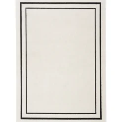 Outdoor Rugs-Kirkland's Home Bordered Indoor/Outdoor Area Rug, 5X7 Ivory