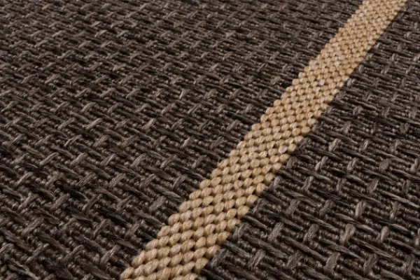 Outdoor Rugs-Kirkland's Home Bordered Outdoor Area Rug, 6X9 Brown