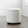 Benches & Ottomans-Kirkland's Home Boucle Storage Ottoman White