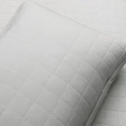 Quilts-Kirkland's Home Box Stitch Cotton Full/Queen 3-Pc. Quilt Set Gray