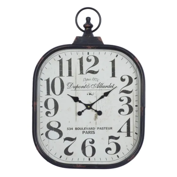 Clocks-Kirkland's Home Brady Rustic Metal Wall Clock
