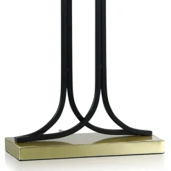Table Lamps-Kirkland's Home Brass And Black Mid-Century Modern Table Lamp Tan