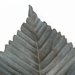 Wall Plaques-Kirkland's Home Brattea Leaf Metal Wall Plaque Blue/Gray