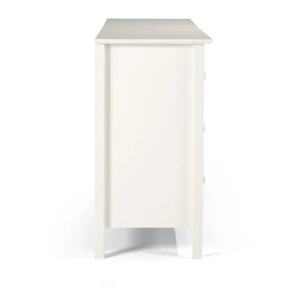 Dressers & Chests-Kirkland's Home Brazilian Pine Wood 6-Drawer Dresser White