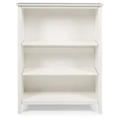 Bookshelves-Kirkland's Home Brazilian Pine Wood 3-Tier Bookshelf White