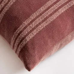 Pillows-Kirkland's Home Brick Providence Stripe Pillow Red