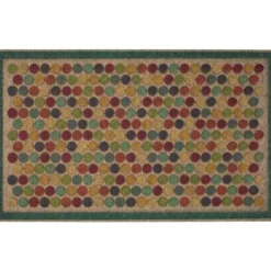 Doormats-Kirkland's Home Bright Colorful Dots Ornamental Entry Doormat Multi