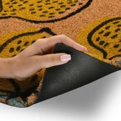 Doormats-Kirkland's Home Bright Lemon Citrus Doormat Yellow/Tan