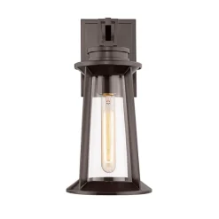 Outdoor Lighting-Kirkland's Home Bronze Bolling Outdoor Sconce Light Brown