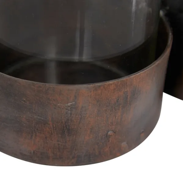 Candle Holders-Kirkland's Home Bronze Iron Runner Brown