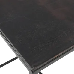 Accent & End Tables-Kirkland's Home Bronze Metal Nesting Side Tables, Set Of 3 Black