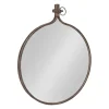 Decorative Mirrors-Kirkland's Home Bronze Metal Yitro Wall Mirror Brown