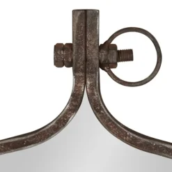 Decorative Mirrors-Kirkland's Home Bronze Metal Yitro Wall Mirror Brown