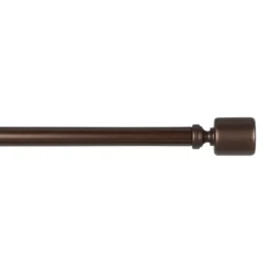 Curtain Rods & Hardware-Kirkland's Home Bronze Rhys Cylinder Curtain Rod, 72 In.